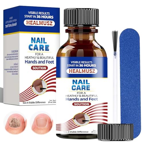 Nail Elixir for Toenails Helps Restore Healthy-Looking Nails Lightweight Fast-Absorbing Nail Repair Growth Nail Softener for Thick Toenails Toe and Finger Nail Solution 30ml Bottle