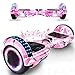 Magic Vida Hoverboard - 6.5"- Bluetooth - Motore 700 W - velocità 15 KM/H - LED - Overboard Elettrico autobilanciati - per Bambini e Adulti - Rosa Mimetico