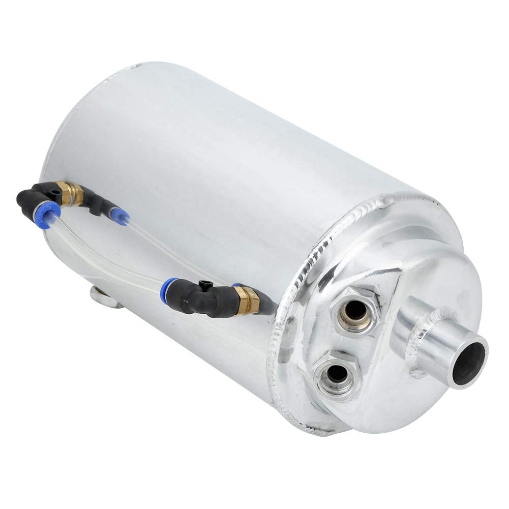 Tanque De Almacenamiento De Combustible De Motor Universal De 2L, Depósito De Lata, Filtro De Ventilación, Lata De Captura De Aceite De Motor, Aleación De Aluminio Para Automoción