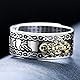 Feng Shui PiXiu Ring,Kucheed Verstellbare Mantra-Fingerringe für Männer und Frauen,Graviertes Sutra MANI Amulett Doppelter Schutz Reichtum Liebe Wohlstand,Buddha Band Schmuck Geschenk (2Stk-A)