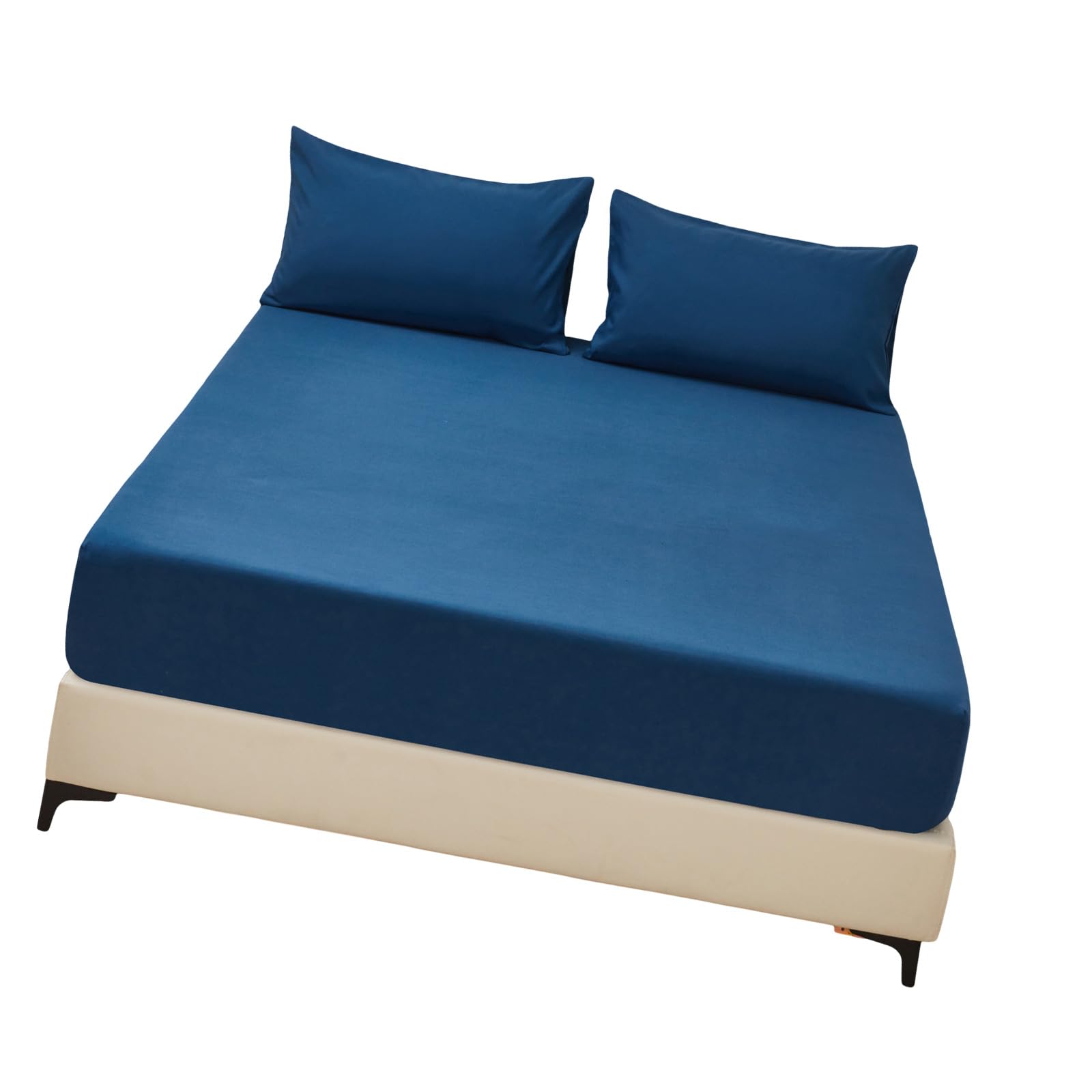 Couvre-carte matelas respirant et drap housse élastique pour lit d'hôtel