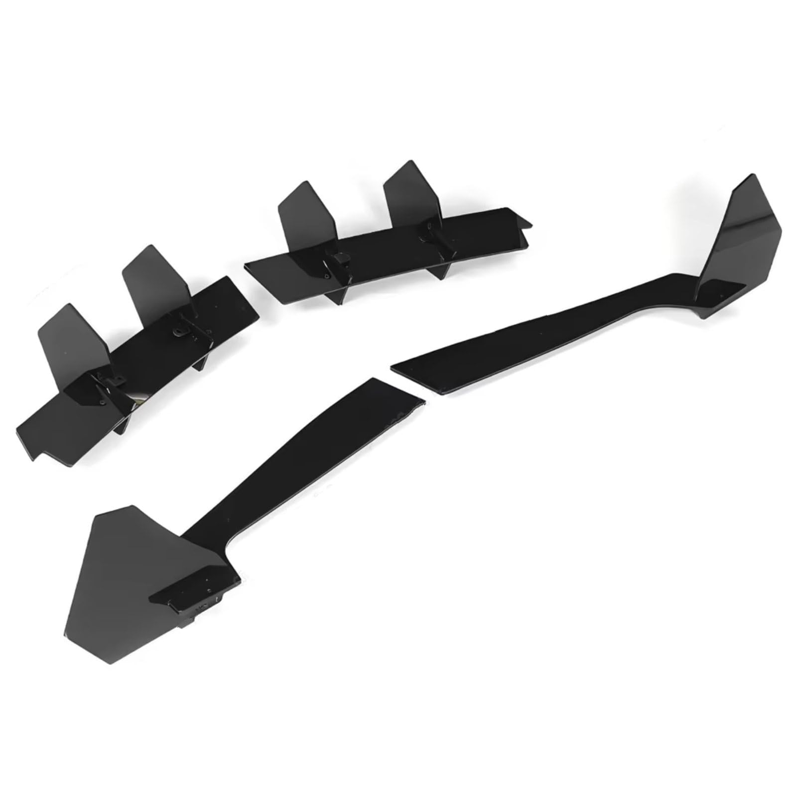 Diffuseur Pare-Chocs Arrière Voiture pour Ford pour Mustang 2015, 2016, 2017, 2018, 2019, 2020, 2021, Kit Carrosserie Diffuseur De Pare-Chocs Arrière