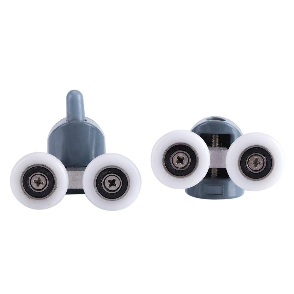 JULYKAI Roller Pulley Rollers Low Noise Door Roller Easy to Clean Shower Enclosure for Bathroom Double Wheel - Image 3