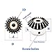 2Pcs 1:1 Bevel Gear 1.5 Modulus 16 Teeth ID= 6mm/8mm/10mm/12mm 90 Degree Steel Gears Industrial Bearings Gears(6mm)
