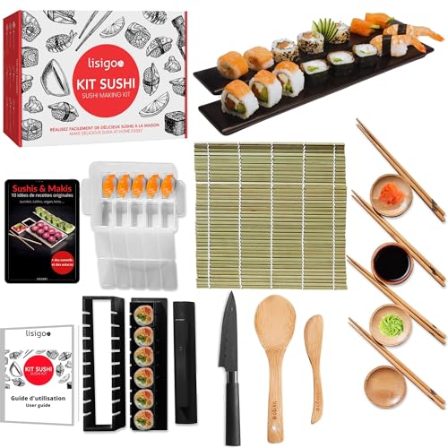 lisigoo Kit sushi maki complet - Sushi maker - Appareil...