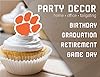 Clemson Cupcake Topper Party Supplies for Football, Birthday, Graduation Party Decorations (24 Pieces) (Clemson Tigers) #5