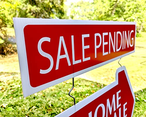 Calendars And More SR-40S RED WITH WHITE TEXT Corrugated Plastic Real Estate Sign Riders thumb #5