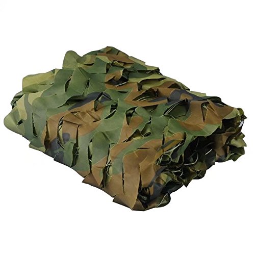 Red de camuflaje Sitong 150D para persianas de caza, Woodland, 4x5m=13.12x16.4ft