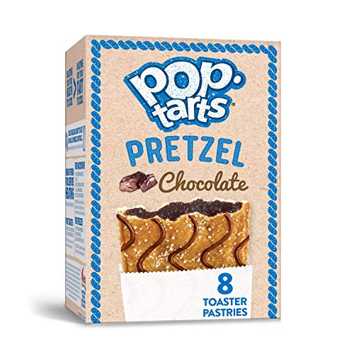 Pop-Tarts Pretzel, Breakfast Toaster Pastries, Chocolate, 13.5oz Box (4 Count)