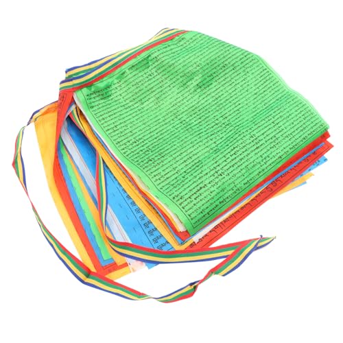 MAGICLULU 2 Forniture Di Meditazione Bandiera Del Preghiera Del Buddha Bandiera Buddista Bandiere Di Preghiera All'aperto Bandiere Di a Buddista Di Buddha