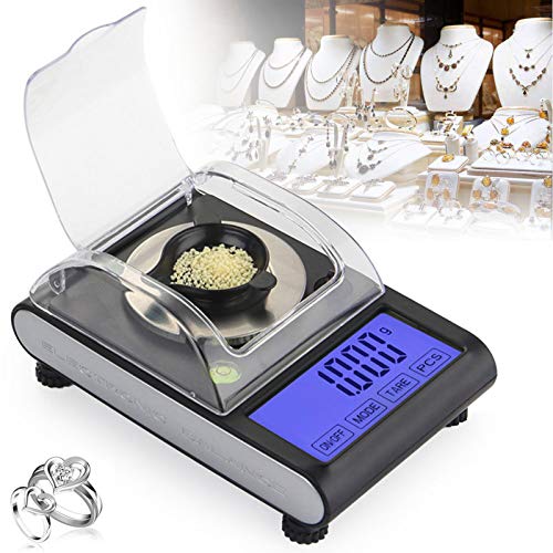 HGJDKSJ 50g/0.001g Balances Analytiques de Laboratoire, Balance électronique Analytique de Laboratoire Balance de Précision Numérique Pesage de Précision de Laboratoire