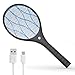 Produktbild Xddias Elektrische Fliegenklatsche, USB Aufladbar Muecken Tennisschlaeger, Fliegen Insekten Schlaeger mit 4000 Volt und Abnehmbare Taschenlampe