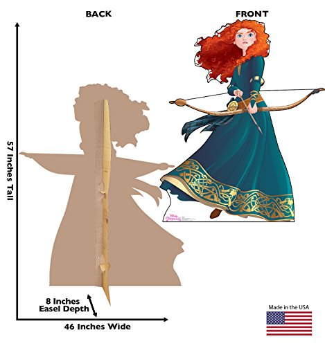 Image of Cardboard People Merida Life Size Cardboard Cutout Standup - Disney Princess Friendship Adventures