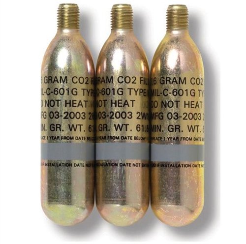 CO2 Actuator Cartridges (16gm) - 3/pk