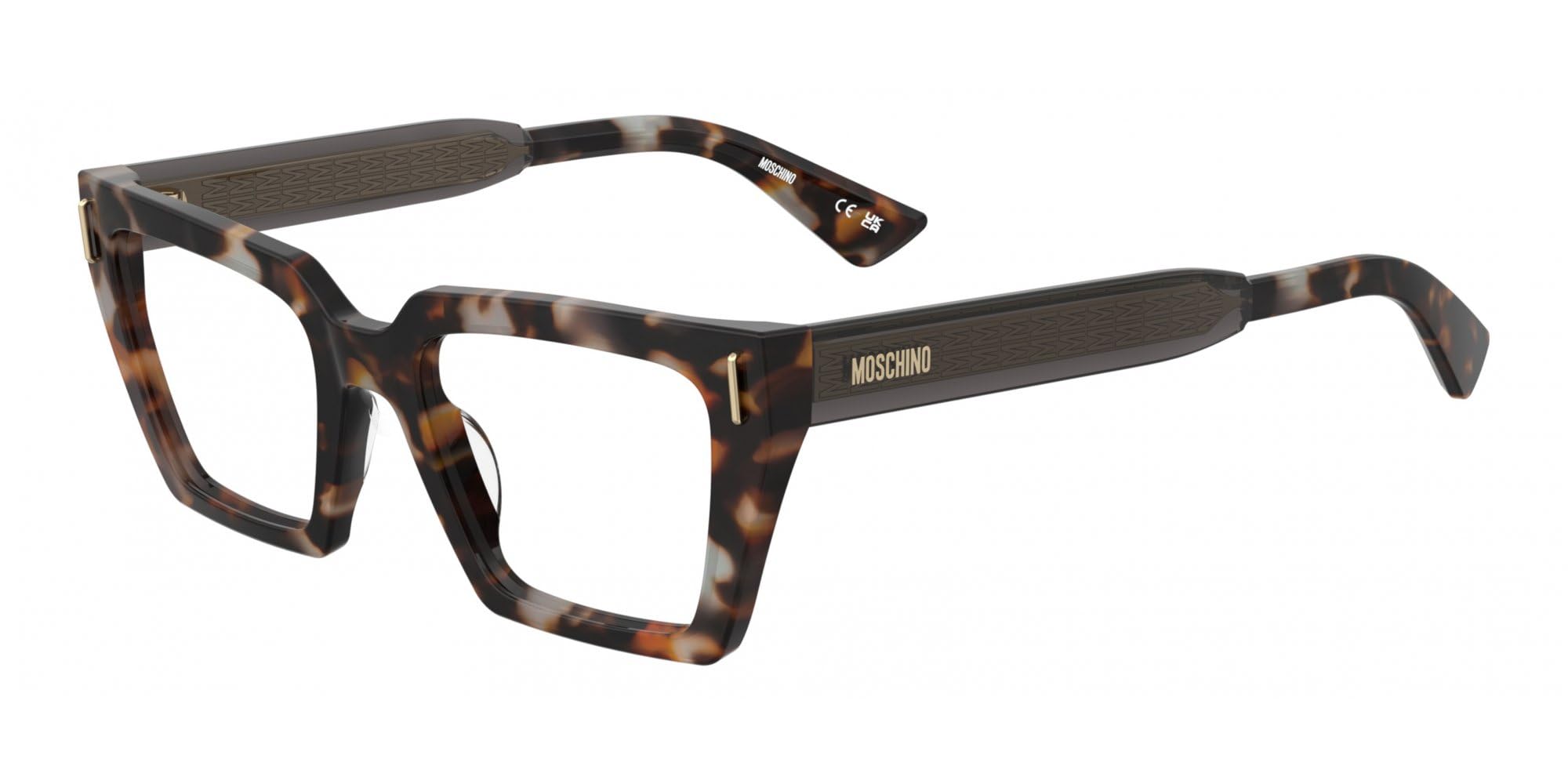 Moschino Okulary Vista MOS666 Havana Grey 51/19/123,5 damskie