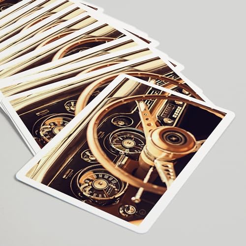 Baraja de Poker Vintage Car Dashboard 52 cartas miniatura 5