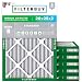 FilterBuy 20x25x2 MERV 8 Pleated AC Furnace Air Filter, (Pack of 6 Filters), 20x25x2 – Silver