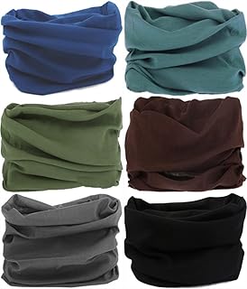 VANCROWN Neck Gaiter Headband Headwear Head Wrap Face Mask Magic Scarf Bandana for Men and Women