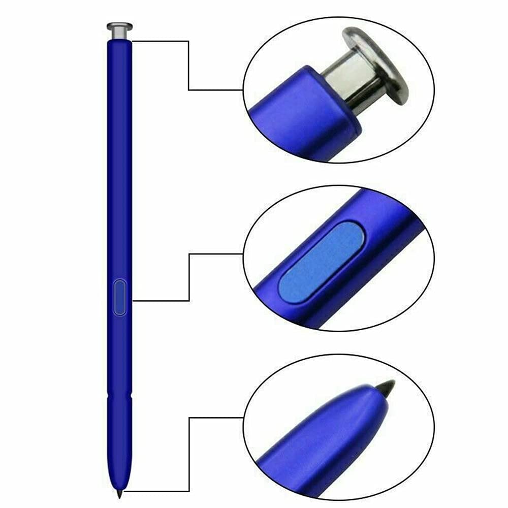 Uniwersalne rysiki do ekranów dotykowych kompatybilne z Samsung Galaxy Note 10 / Note 10 Plus tablet PC rysik Bluetooth ołówek kompatybilny z telefonami komórkowymi S Pen akcesoria (niebieski)