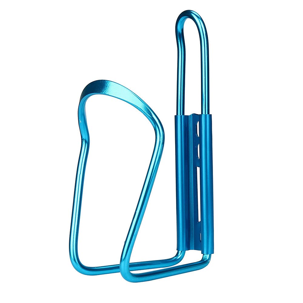 Bike Bottle Holder, Water Bottle Cage Aluminium Alloy Water Bottle Holder fit Bicycles, MTB, Baby Strollers, Wheelchair Blue 1PCS