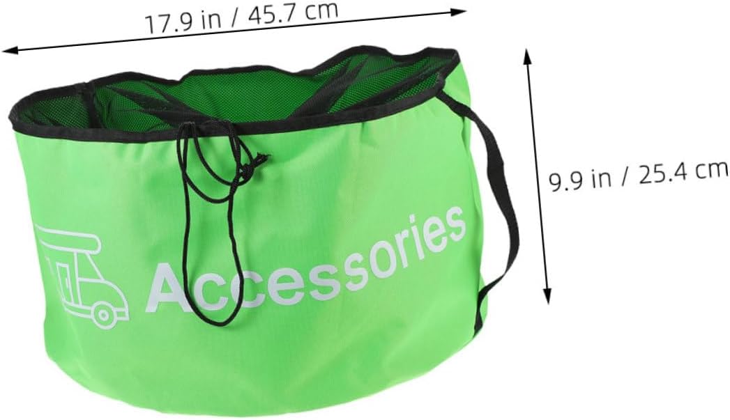 Sosoport 4pcs Rv Sewer Hose Storage Bag Travel Tote Bag for Garden Hose Rope Closure