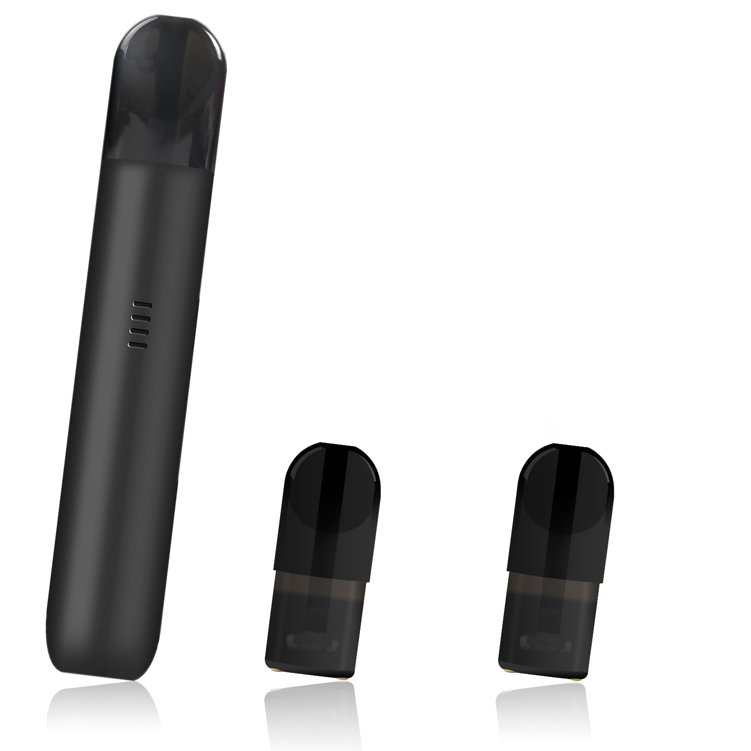 電子タバコ スタータキット 互換 relx 互換デバイス ベイプ フレーバーポッド カートリッジ POD加熱式タバコセット VAPE 大容量 煙管Compatibledevice for 4&5 and relx infinity NONNICO ALPHA禁煙 減煙 サポート ニコチン タールなし コンパクト (ブラック)