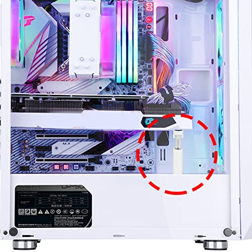 Soporte ajustable para tarjeta gráfica GPU en negro miniatura 2