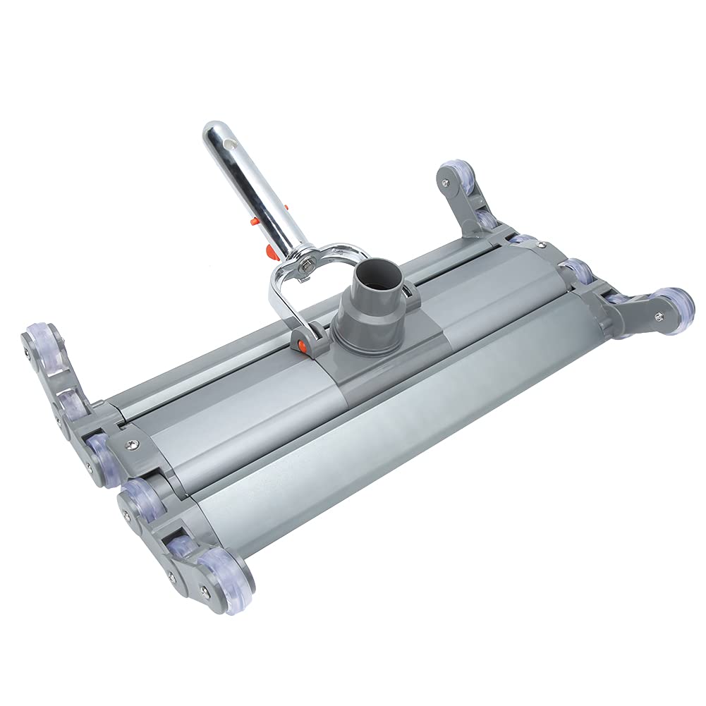 SIXRUN Tête D’aspirateur de Piscine, Nettoyeur D’Aspiration en Alliage