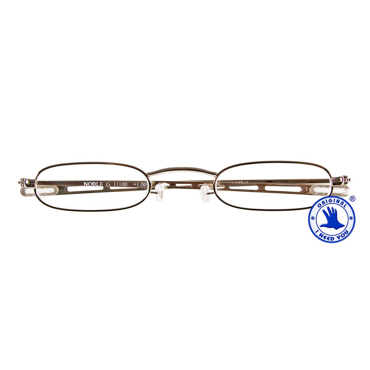 I NEED YOU Lesebrille 9 mm Noble / +3.00 Dioptrien/Gold, 1er Pack