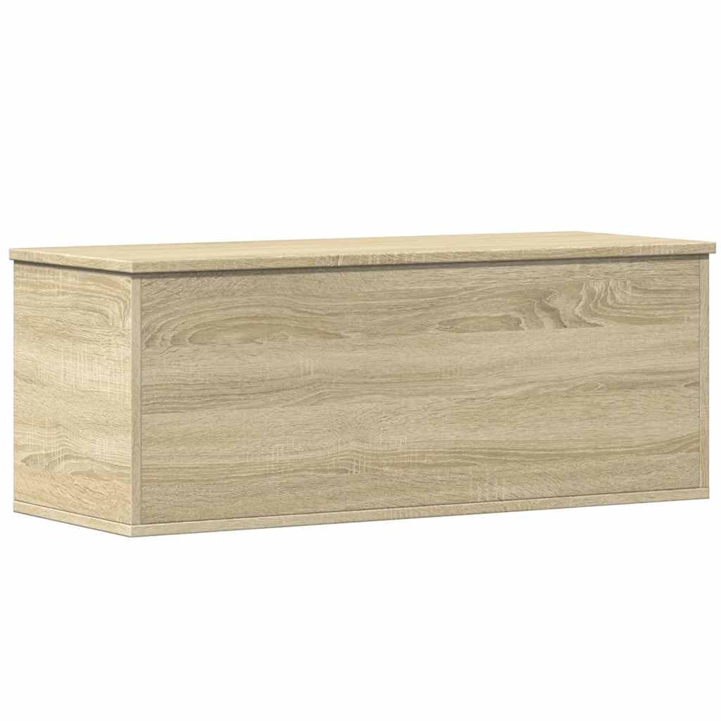 vidaXL Storage Box, Storage Chest for Hallway Living Room, Blanket Box for Clothes, Toy Box with Lid, Trunk, Sonoma Oak Engineered Wood