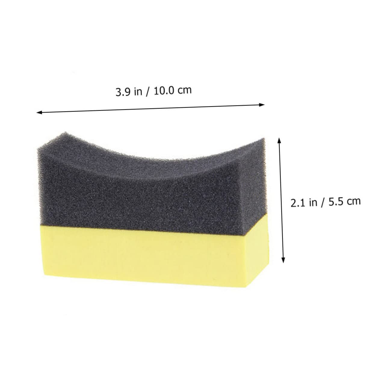 40piezas Esponjas De Limpieza para Coche De Aplicador De Cera para Neumáticos Herramienta Portátil para Interiores Esponjas Reutilizables para Pulido y Lavado De Vehículos