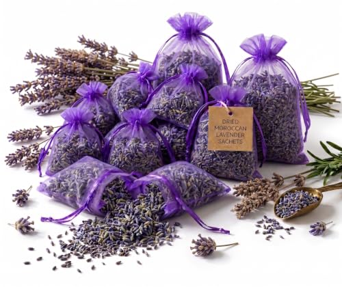 Sachets de lavanda para cajones y armarios (20 unidades)