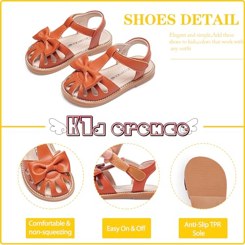 Image of Kiderence Toddler Girls Sandals Little Girls Kids Summer Shoes Toddler Sandals