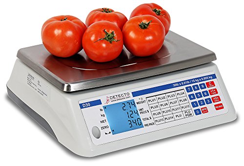 Báscula electrónica Detecto D15 capacidad 15 lb
