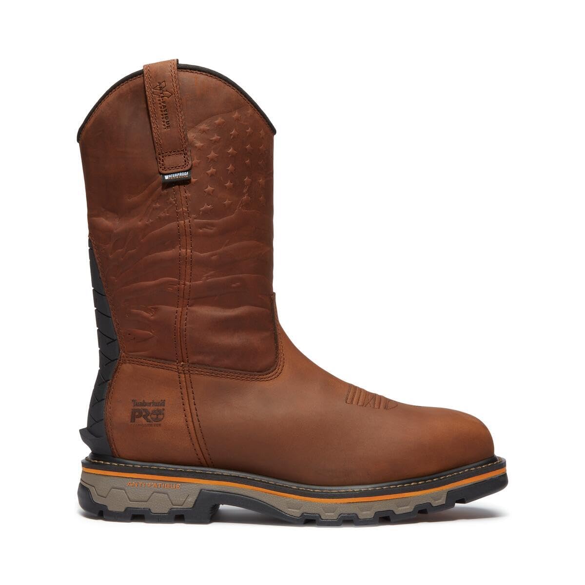 Timberland PRO True Grit Pull On Composite Safety Toe Waterproof Botas de trabajo industriales occidentalesHombre