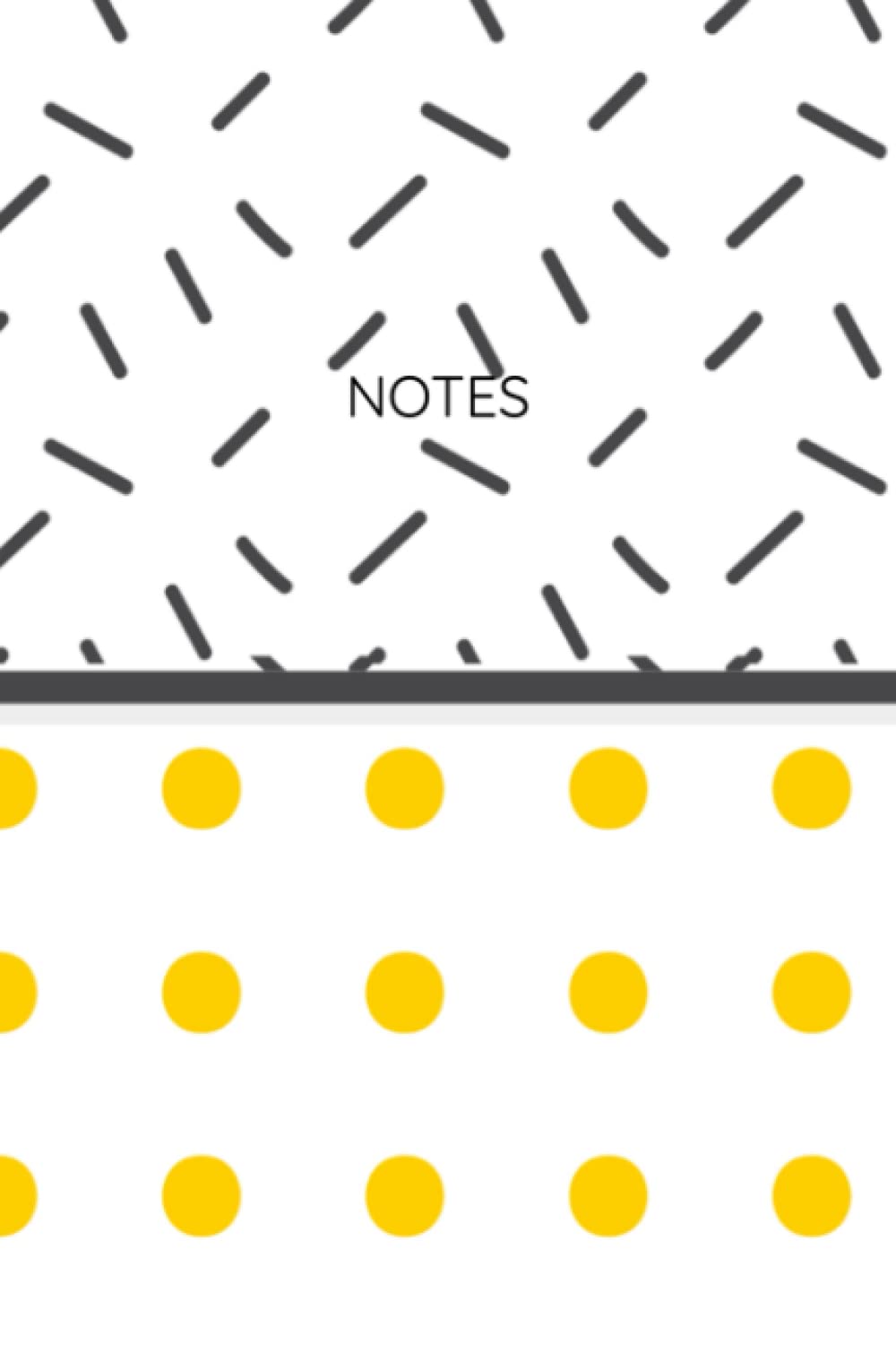 Scandi Dots and Dashes Notebook: 120 Lined pages for journalling and note-taking