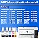 Tinte 104 Multipack kompatibel für Epson 104 Tinte ET-2820 ET-4800 ET-2870 ET-2810 ET-2862 ET-2826 ET-2856 ET-4810 ET-2811 ET-2812 ET-2814 ET-2815 ET-2821 ET-2710 ET-2711 Drucker(2Schwarz, C, M, Gelb)