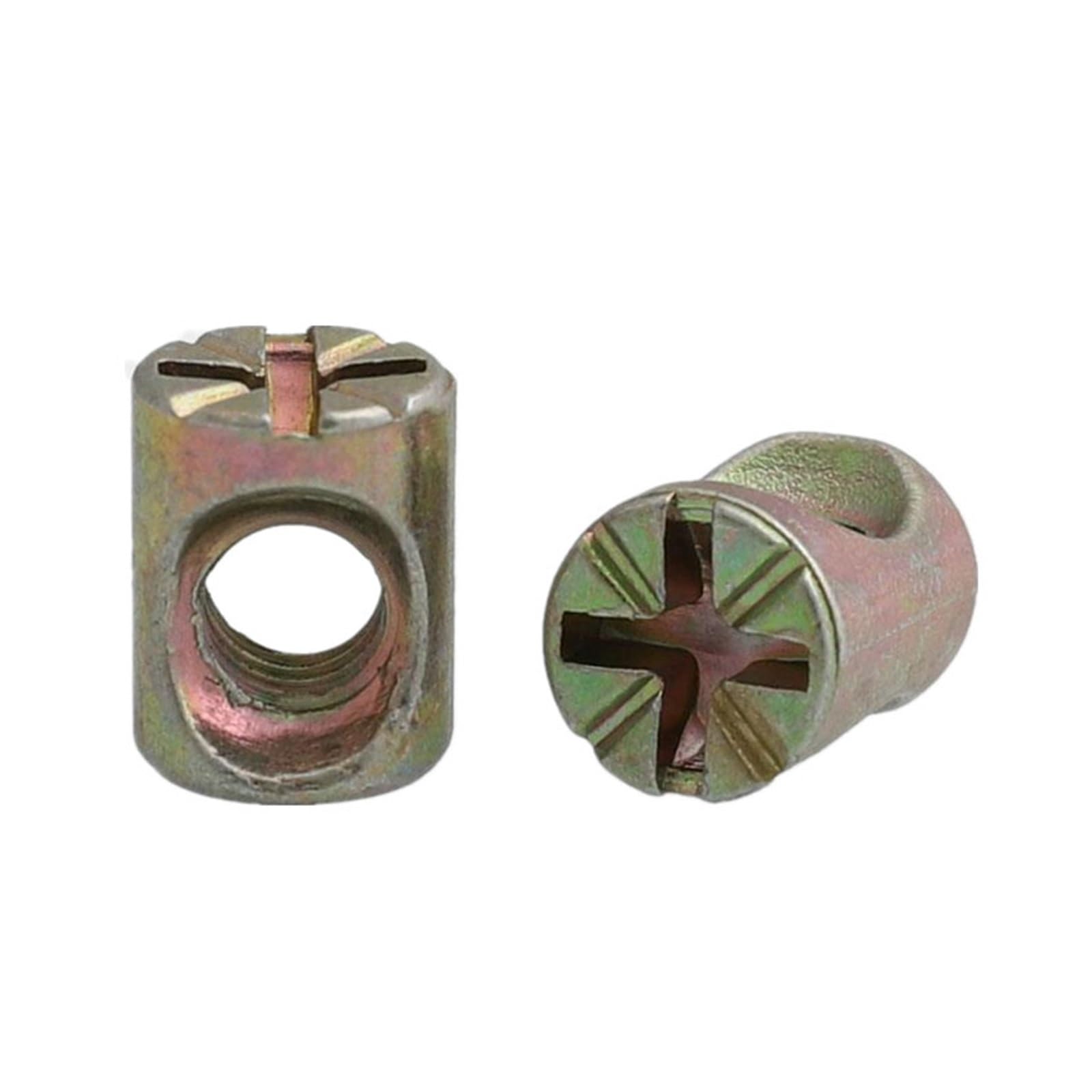 Kołki krzyżowe z rowkiem, Nakrętki z rowkiem krzyżowym lufy M5 M6 M8 Opakowanie 10 różnych rozmiarów(M8 x 15 mm)