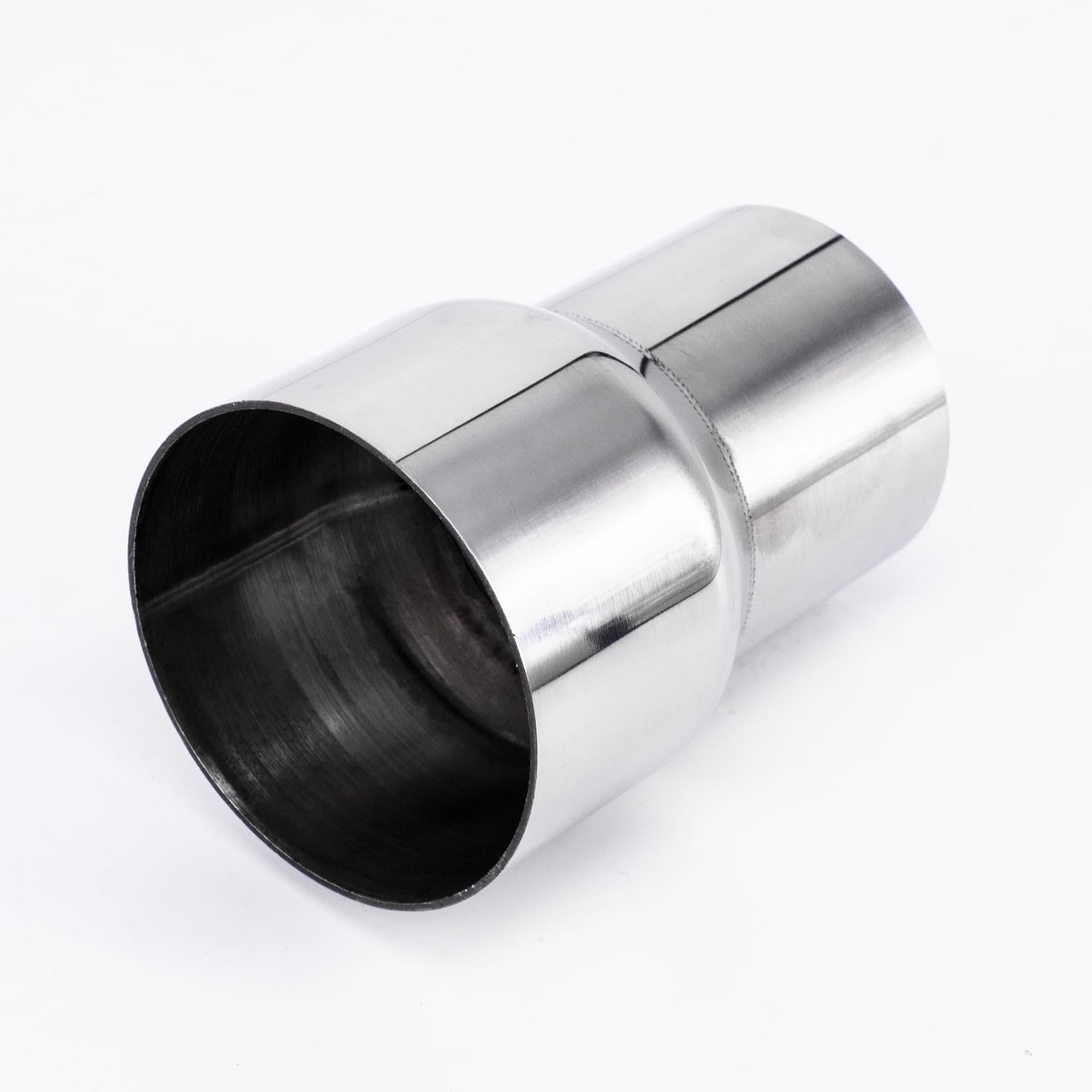 Adattatore per tubo di scarico Tubo di collegamento in acciaio inox per connettore di scarico Riduttore Dilatatore Modifica dei tubi di scarico dell'auto (54mm-66mm)