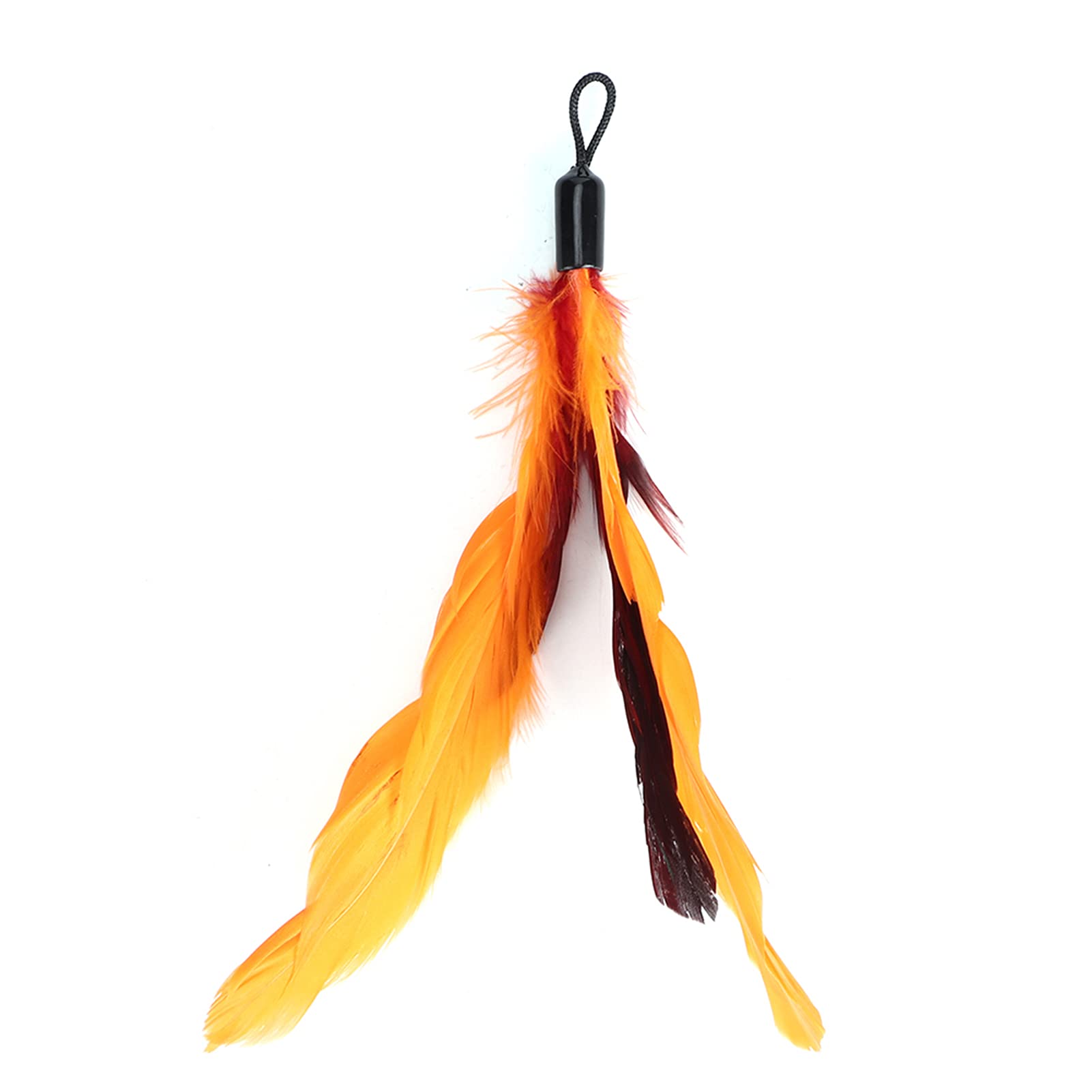 ZJchao Juguete de Plumas para Gatos, Juguetes de Plumas para Gatos de Interior, 7 Piezas, Juguete Colgante para, Juguetes para, Varilla, Pluma, Cabeza de Repuesto, Suministros para para Todas
