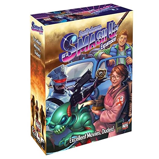 Alderac Entertainment Group, Smash Up, Excellent Movies, Dudes!, Card Game in English for 1 to 4 Players, Ages 14+