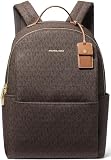 Michael Kors Sable Large Backpack with Signature Logo