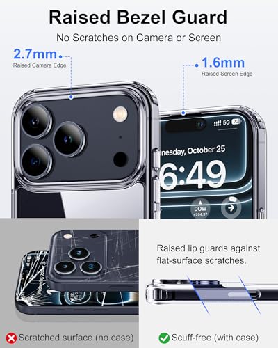 Image of HOOMIL Case for iPhone 17 Pro Max, Crystal Clear