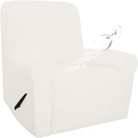Vista 31 de Easy-Going - Funda 100 % impermeable doble para sofá reclinable, diseño jacquard, en 1 pieza, a prueba de derrames, para niños, mascotas, perros