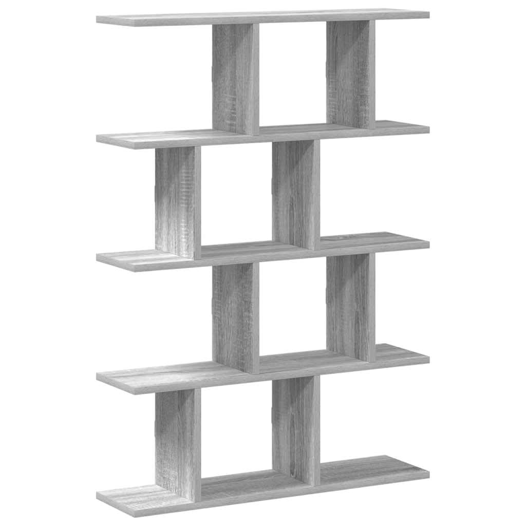 vidaXL Mensola a Cubo da Muro 12 Scomparti in Truciolato Sonoma Grigio, mensola cubo Galleggiante, mensola Scatola Galleggiante, mensola cubo appesa