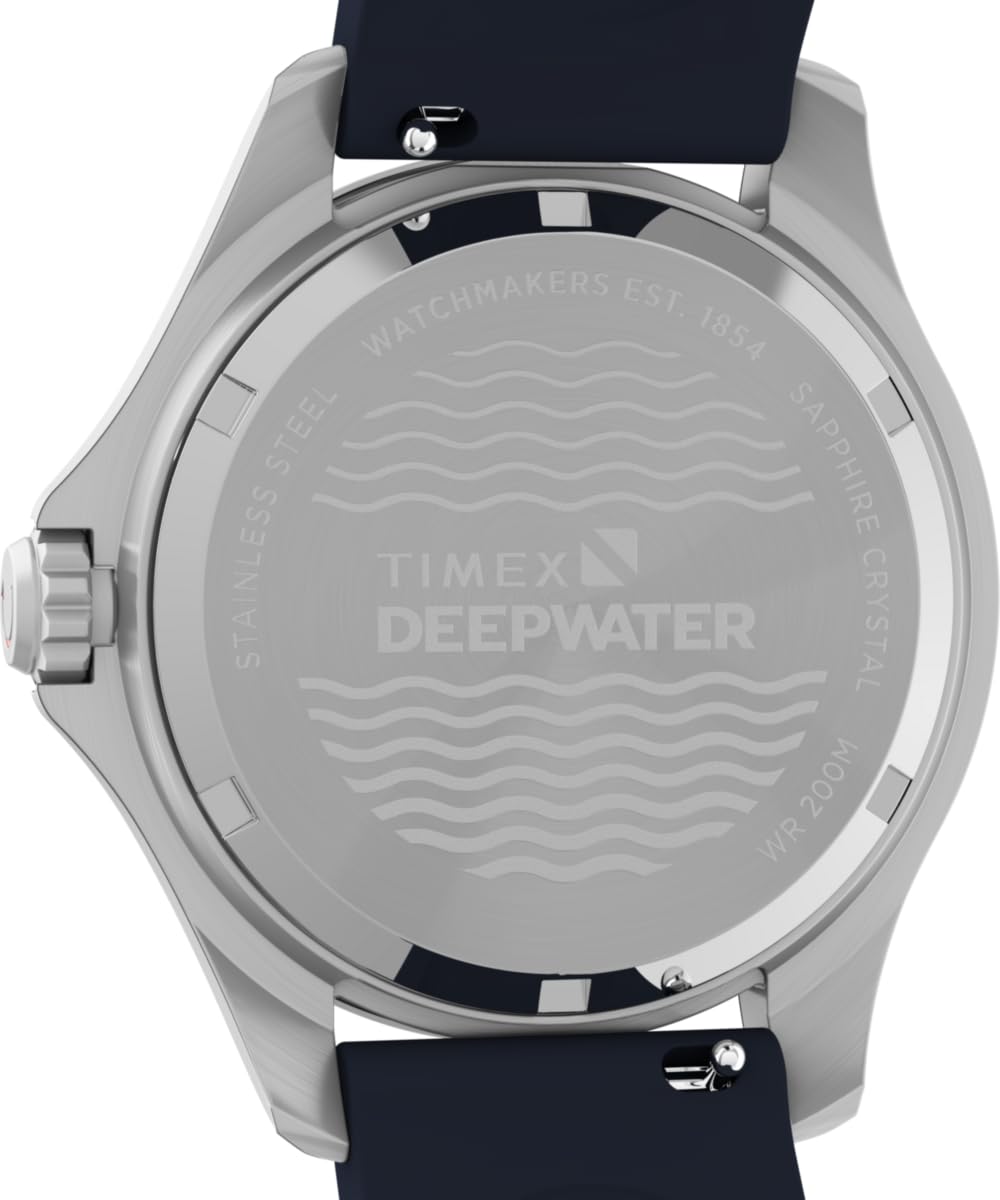 Timex Unisex Deepwater Meridian 200 38mm Rubber Strap Watch