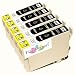 Produktbild *TITOPATEN* 5X Epson Workforce WF 3520 DWF kompatible XL Druckerpatrone ersetzt Typ T1291-1294 - Schwarz - Patrone MIT CHIP !!!