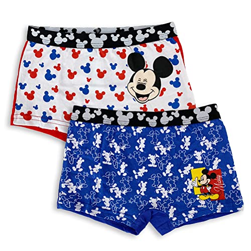 Disney Collection Mickey Garçon Ensemble de Boxer Boxeur ajust , Bleu, 6 ans EU