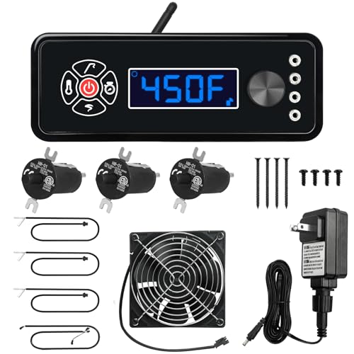 WiFi Control Panel for Masterbuilt Gravity 560 800 1050 Series Digital Controller Replacement Parts Electric Smoker Power Adapter Hopper Lid Door Switch Fan Wire Grill 9904190036 9904200043 9904200004