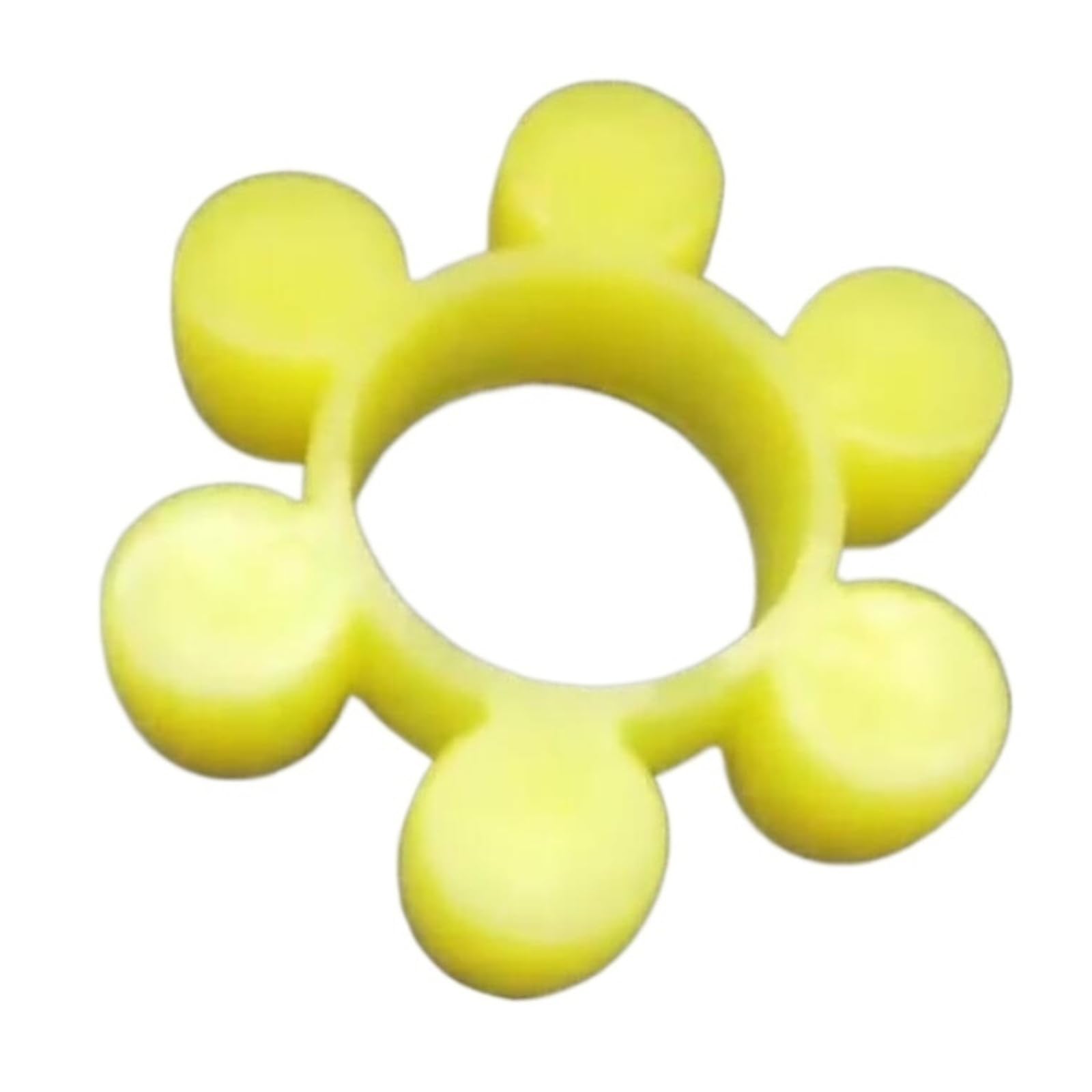 1pc Koppler Dämpfer Dichtung Gelb Polyurethan PU Pumpe Jaw Flexible Welle Kupplung Puffer Welle verstellbar(MT6)